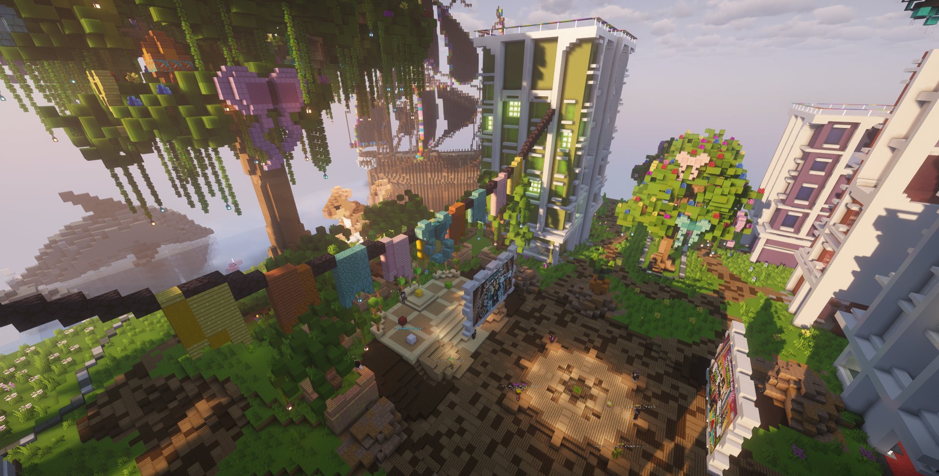 MelonCity Spawn Vogelperspektive